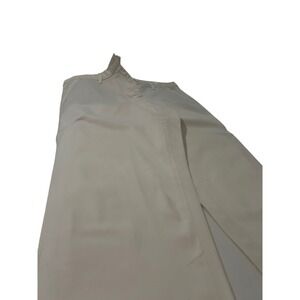 TALBOTS Girlfriend Chino Pants Cream Off White Cotton Stretch BD1024 01/18